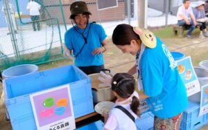 上勝町夏まつりでミニゴミステーション開設！